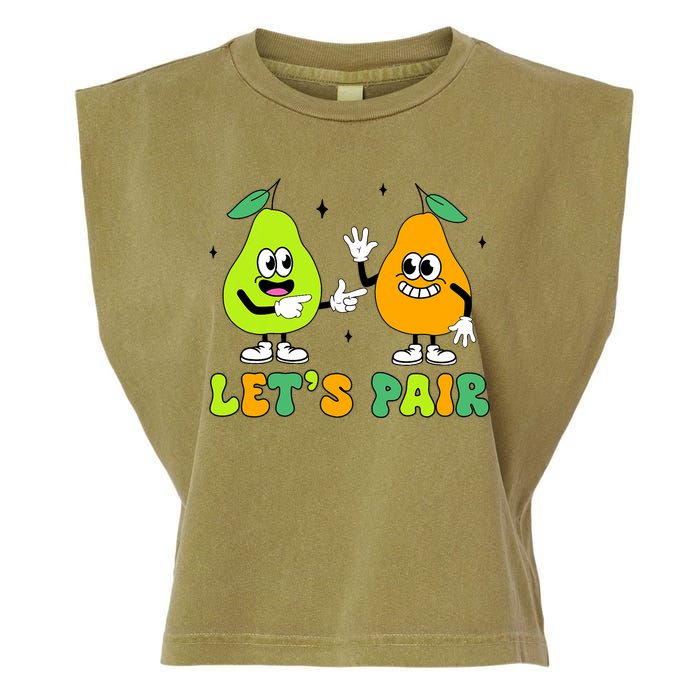 ABA Funny Behavior Analyst Therapist Let's Pair RBT  Garment-Dyed Women's Muscle Tee