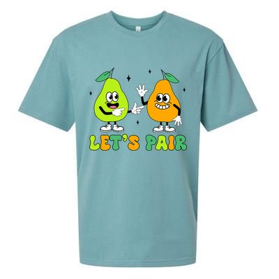 ABA Funny Behavior Analyst Therapist Let's Pair RBT  Sueded Cloud Jersey T-Shirt