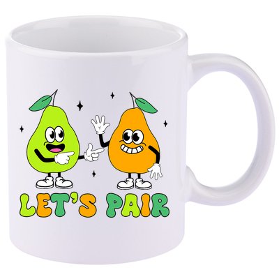 ABA Funny Behavior Analyst Therapist Let's Pair RBT  11oz C Handle Ceramic Mug