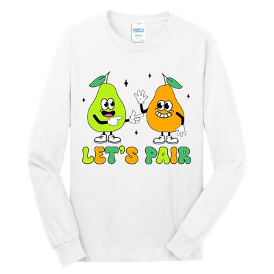 ABA Funny Behavior Analyst Therapist Let's Pair RBT  Tall Long Sleeve T-Shirt