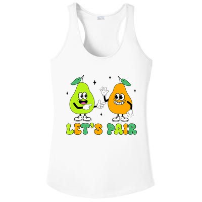 ABA Funny Behavior Analyst Therapist Let's Pair RBT  Ladies PosiCharge Competitor Racerback Tank