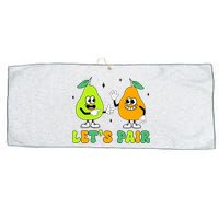 ABA Funny Behavior Analyst Therapist Let's Pair RBT  Large Microfiber Waffle Golf Towel