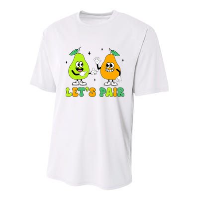 ABA Funny Behavior Analyst Therapist Let's Pair RBT  Youth Performance Sprint T-Shirt
