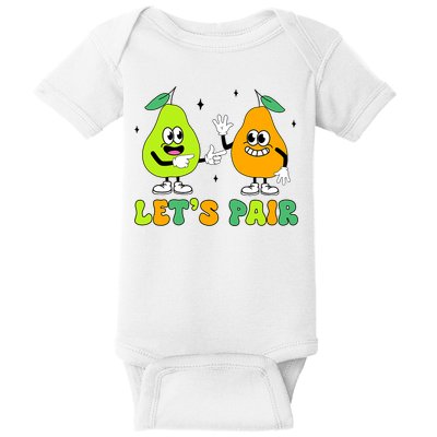ABA Funny Behavior Analyst Therapist Let's Pair RBT  Baby Bodysuit