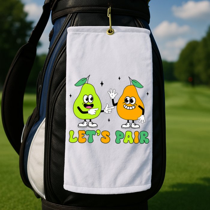 ABA Funny Behavior Analyst Therapist Let's Pair RBT  Golf Towel