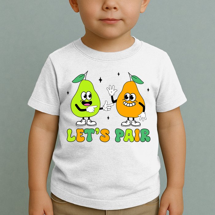 ABA Funny Behavior Analyst Therapist Let's Pair RBT  Toddler T-Shirt