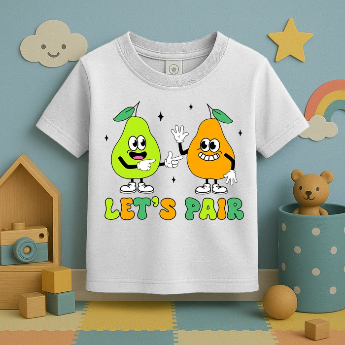 ABA Funny Behavior Analyst Therapist Let's Pair RBT  Toddler T-Shirt