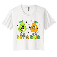 ABA Funny Behavior Analyst Therapist Let's Pair RBT  Crop Top