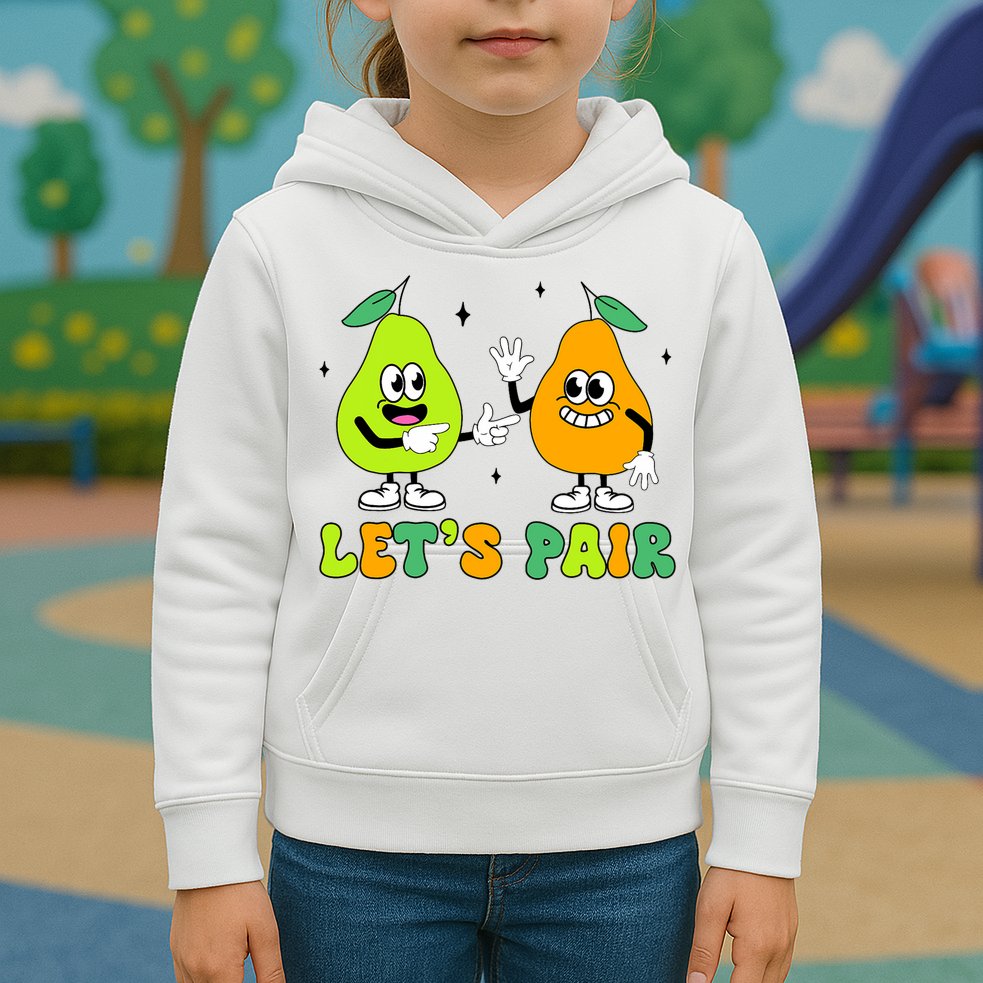ABA Funny Behavior Analyst Therapist Let's Pair RBT  Kids Hoodie