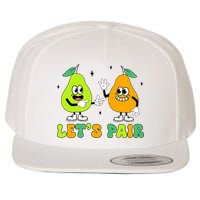 ABA Funny Behavior Analyst Therapist Let's Pair RBT  Wool Snapback Cap