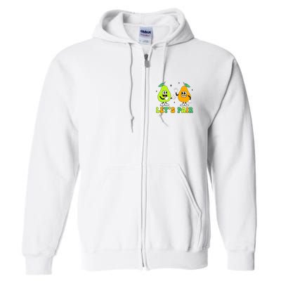 ABA Funny Behavior Analyst Therapist Let's Pair RBT  Full Zip Hoodie