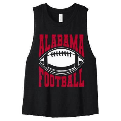 Alabama Football Bama Alabama Love Home State Women's Racerback Cropped Tank