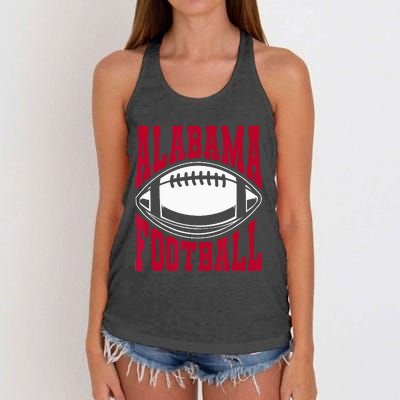 Alabama Football Bama Alabama Love Home State Women's Knotted Racerback Tank