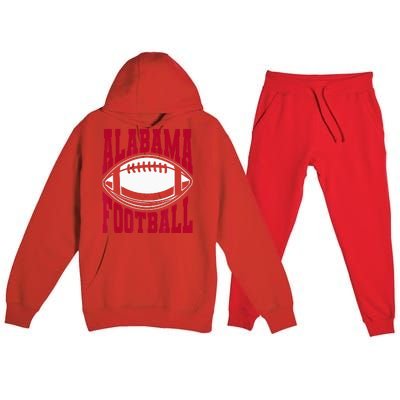 Alabama Football Bama Alabama Love Home State Premium Hooded Sweatsuit Set