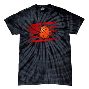 American Flag Basketball Apparel Basketball Tie-Dye T-Shirt