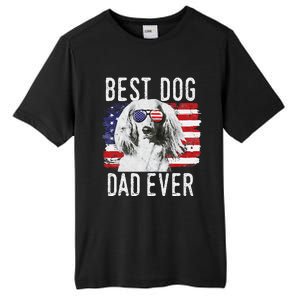 American Flag Best Dog Dad Ever Dachshund Usa Tall Fusion ChromaSoft Performance T-Shirt