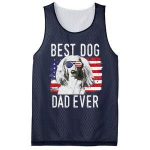 American Flag Best Dog Dad Ever Dachshund Usa Mesh Reversible Basketball Jersey Tank