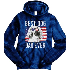 American Flag Best Dog Dad Ever Dachshund Usa Tie Dye Hoodie