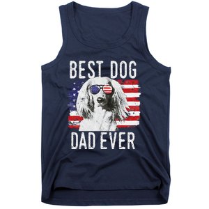 American Flag Best Dog Dad Ever Dachshund Usa Tank Top