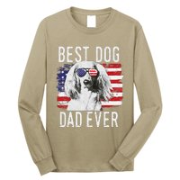 American Flag Best Dog Dad Ever Dachshund Usa Long Sleeve Shirt