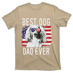 American Flag Best Dog Dad Ever Dachshund Usa T-Shirt