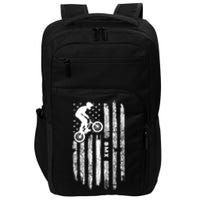 American Flag BMX Clothing BMX Rider Vintage BMX Impact Tech Backpack