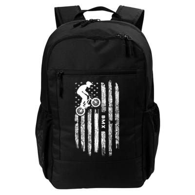 American Flag BMX Clothing BMX Rider Vintage BMX Daily Commute Backpack