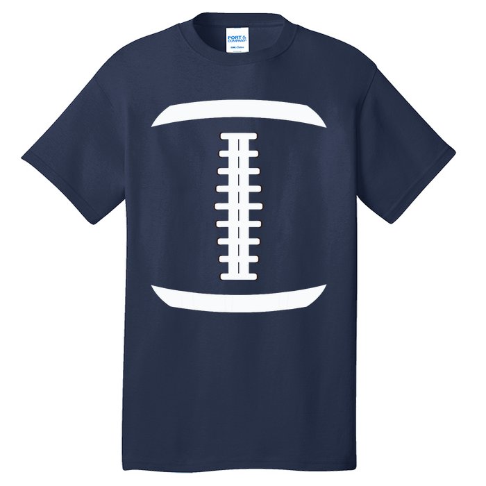 American Football Ball Costume Lace Up Thanksgiving Football Tall T-Shirt