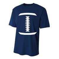 American Football Ball Costume Lace Up Thanksgiving Football Performance Sprint T-Shirt