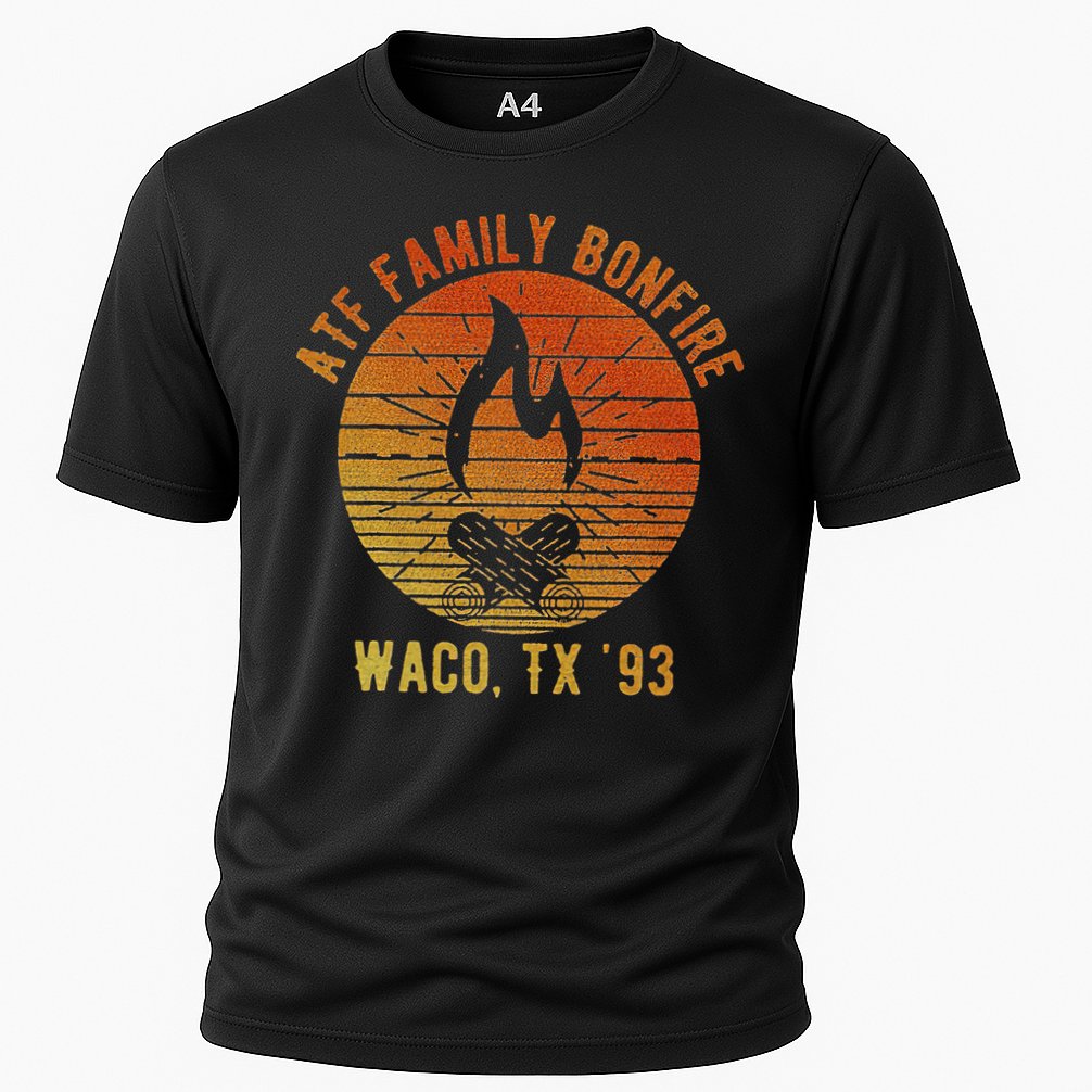 Atf Family Bonfire Waco Tx 93 Waco Siege Branch Davidians Performance Shirt