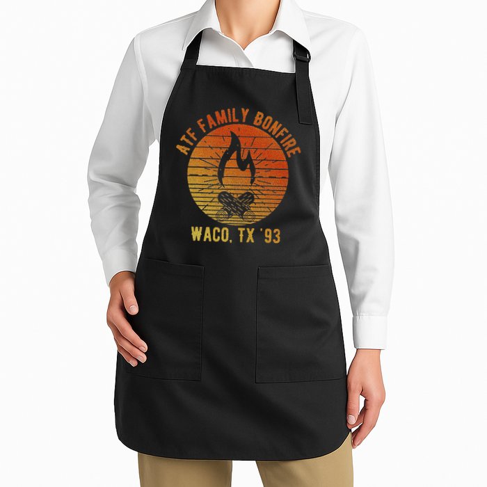Atf Family Bonfire Waco Tx 93 Waco Siege Branch Davidians Apron