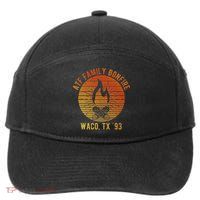Atf Family Bonfire Waco Tx 93 Waco Siege Branch Davidians 7-Panel Snapback Hat