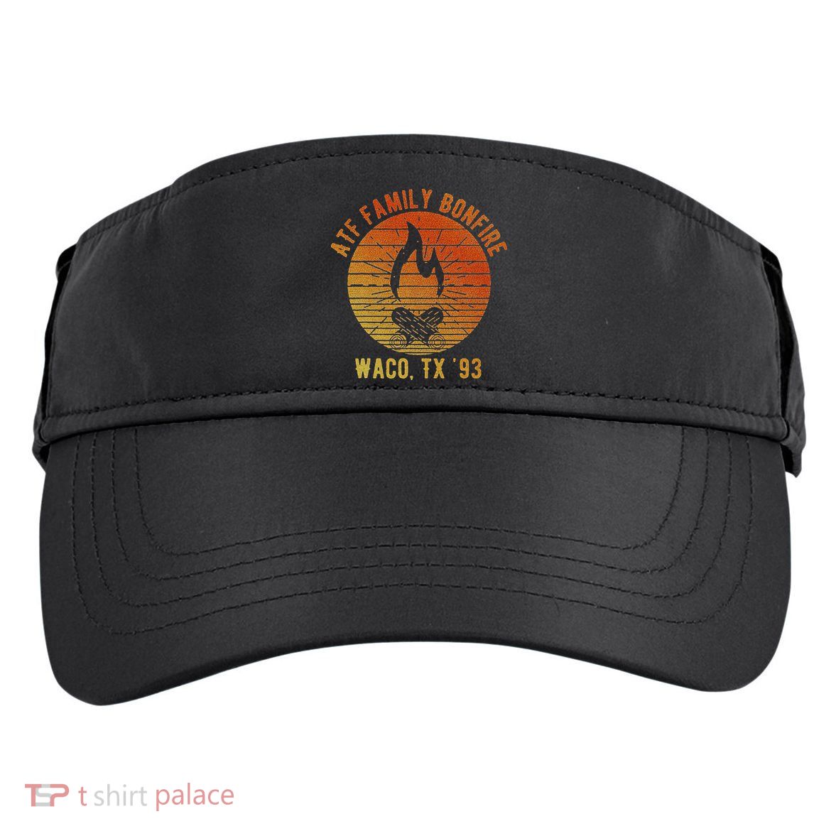 Atf Family Bonfire Waco Tx 93 Waco Siege Branch Davidians Adult Drive Performance Visor