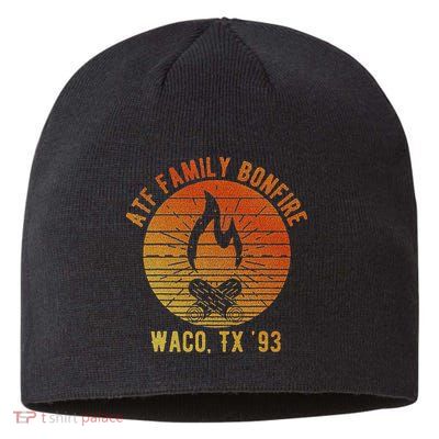 Atf Family Bonfire Waco Tx 93 Waco Siege Branch Davidians Sustainable Beanie