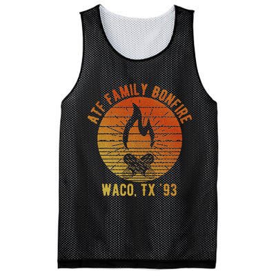 Atf Family Bonfire Waco Tx 93 Waco Siege Branch Davidians Mesh Reversible Basketball Jersey Tank