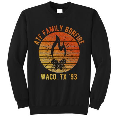 Atf Family Bonfire Waco Tx 93 Waco Siege Branch Davidians Tall Sweatshirt