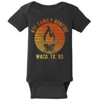 Atf Family Bonfire Waco Tx 93 Waco Siege Branch Davidians Baby Bodysuit