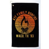 Atf Family Bonfire Waco Tx 93 Waco Siege Branch Davidians Golf Towel