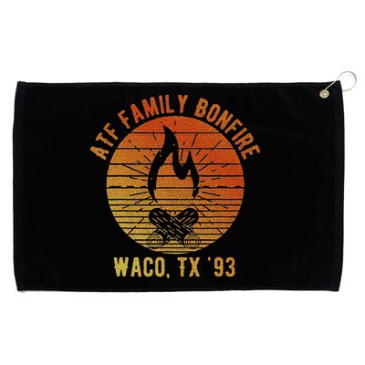 Atf Family Bonfire Waco Tx 93 Waco Siege Branch Davidians Grommeted Golf Towel