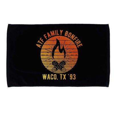 Atf Family Bonfire Waco Tx 93 Waco Siege Branch Davidians Microfiber Hand Towel