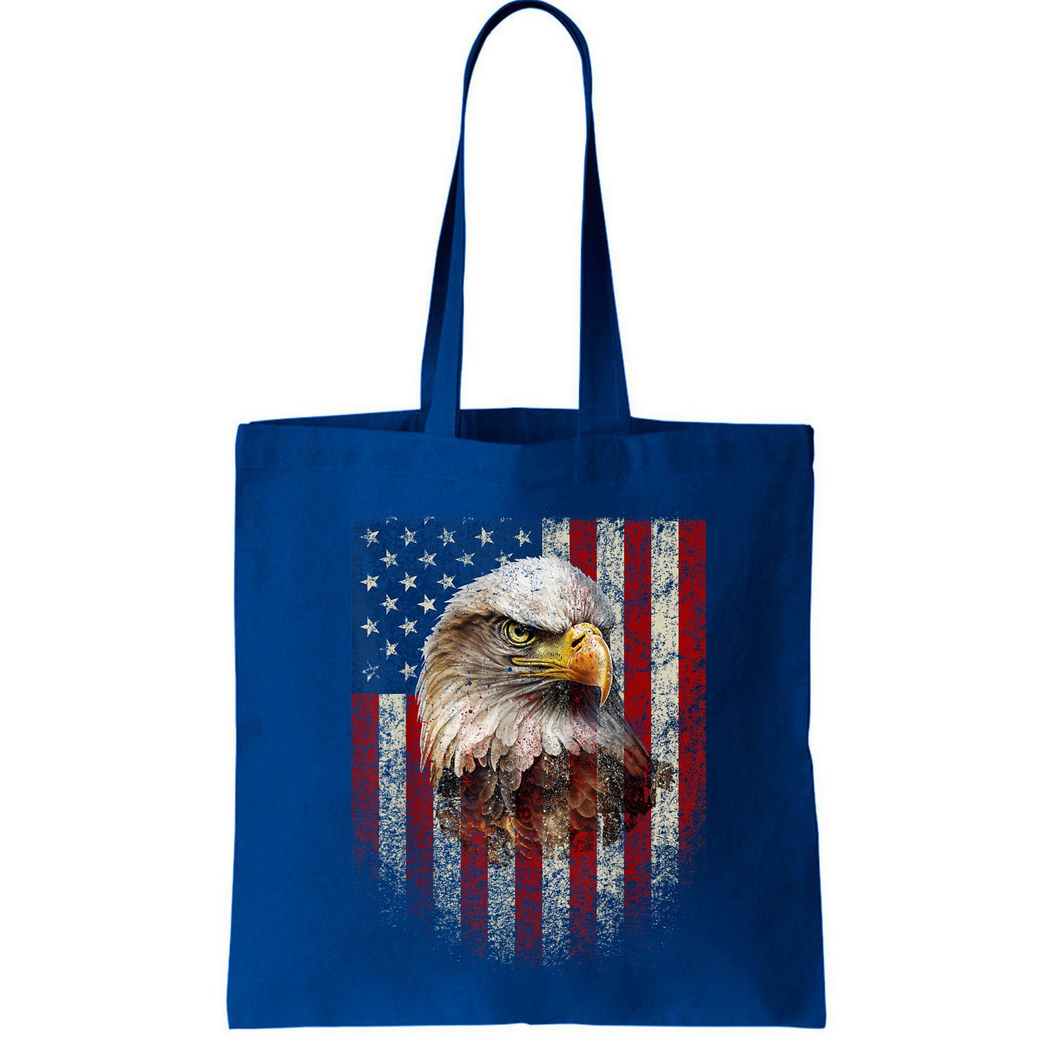 American Flag Bald Eagle Patriotic Red White Blue Bag