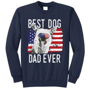 American Flag Best Dog Dad Ever Chinese Crested Usa Sweatshirt