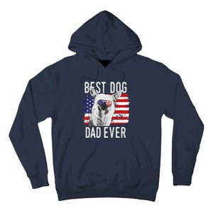 American Flag Best Dog Dad Ever Chinese Crested Usa Tall Hoodie