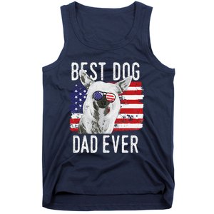 American Flag Best Dog Dad Ever Chinese Crested Usa Tank Top