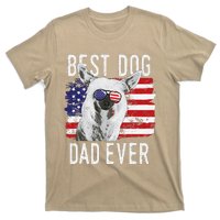 American Flag Best Dog Dad Ever Chinese Crested Usa T-Shirt