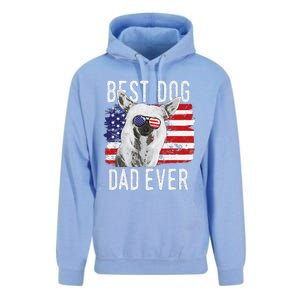 American Flag Best Dog Dad Ever Chinese Crested Usa Unisex Surf Hoodie