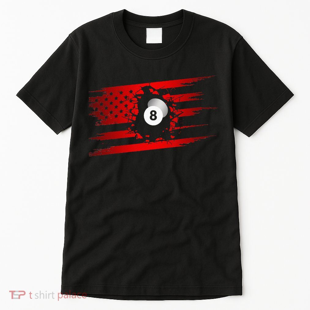 American Flag Billiards Apparel Billiards Tall T-Shirt