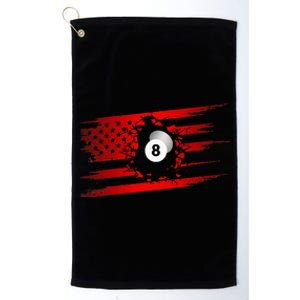 American Flag Billiards Apparel Billiards Platinum Collection Golf Towel