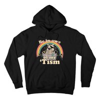 Autism Funny Be In Awe Of My Tism Meme Autistic Opossum Hoodie