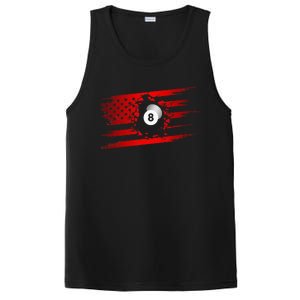 American Flag Billiards Apparel  Billiards PosiCharge Competitor Tank